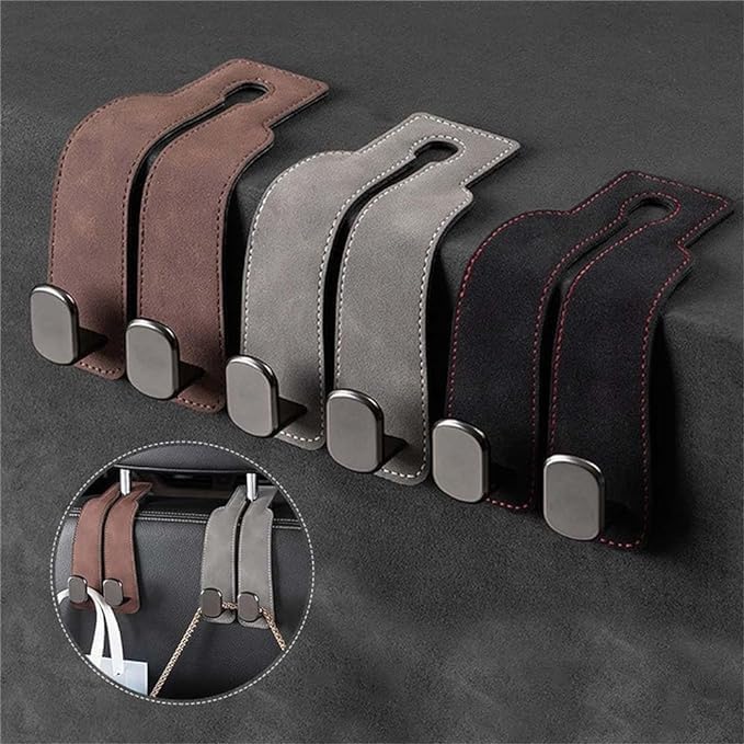 (BUY 2 GET 4) Leather car backSeat holders (Pack of 5)