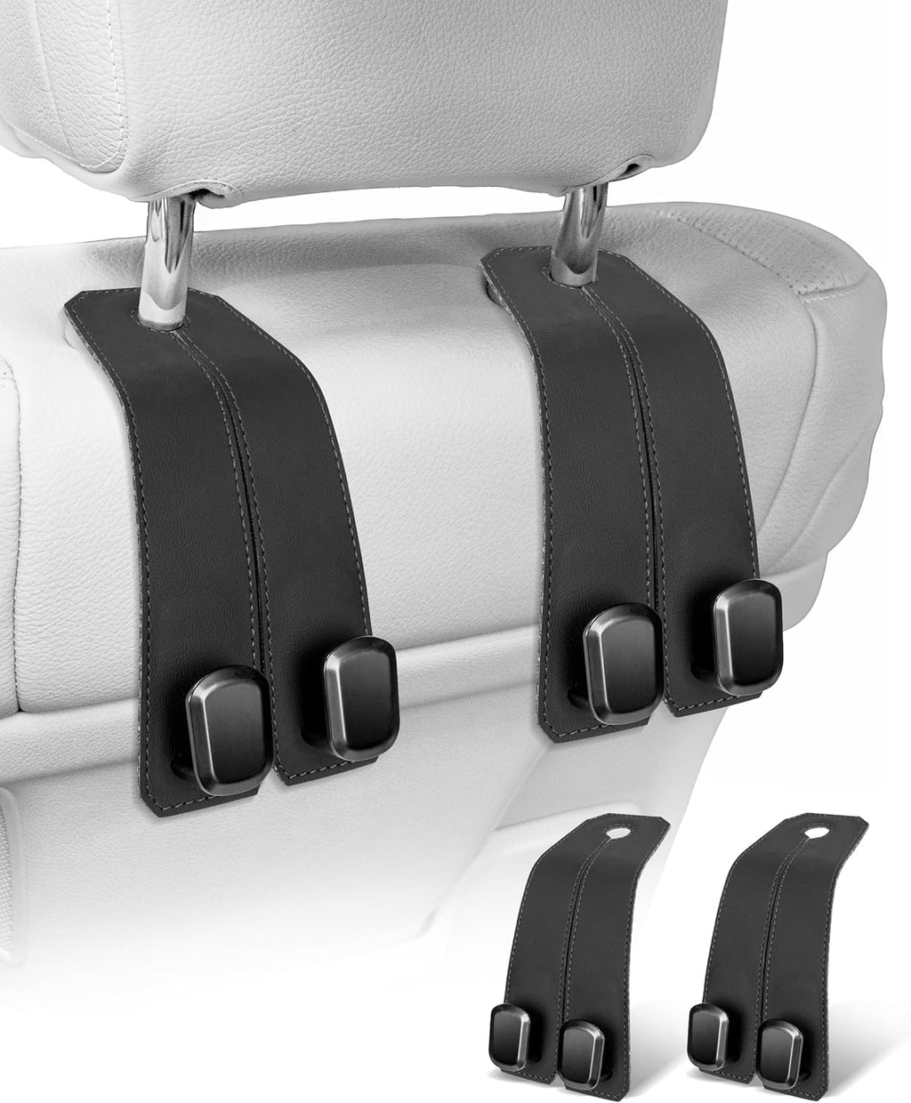 (BUY 2 GET 4) Leather car backSeat holders (Pack of 5)