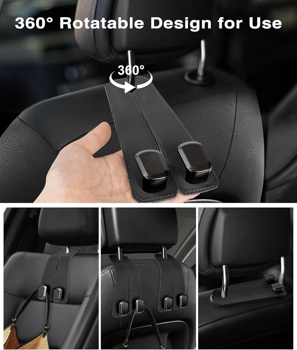 (BUY 2 GET 4) Leather car backSeat holders (Pack of 5)